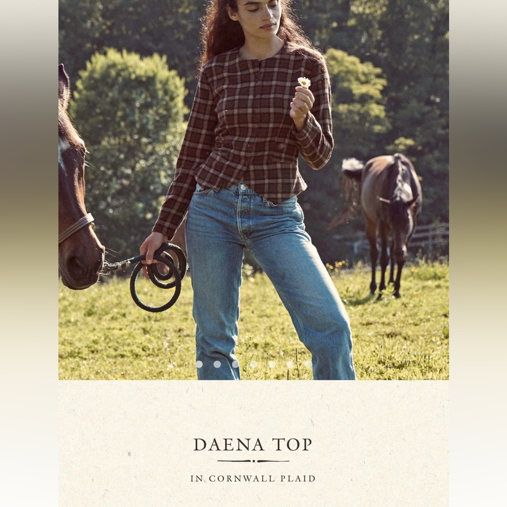 ISO Doen daena top plaid